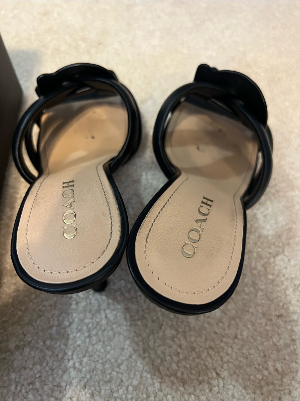Coach Black Heels - Picture 6 of 7